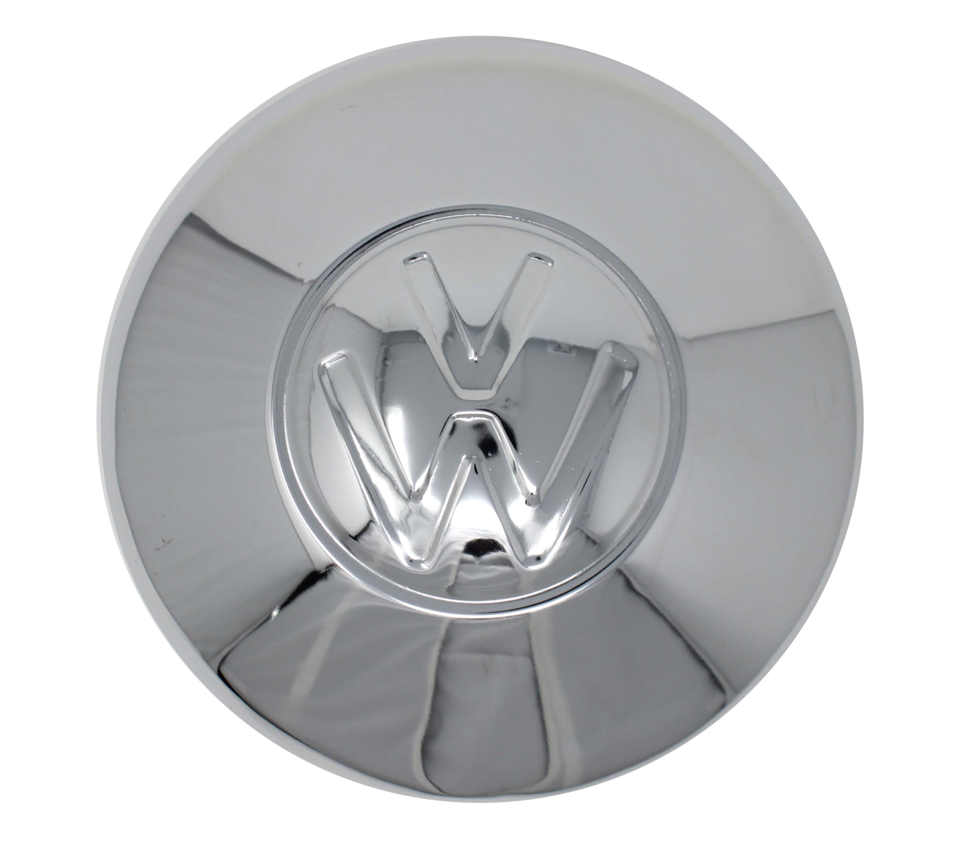 VW Chrome Hubcaps, 5-Bolts, Large 